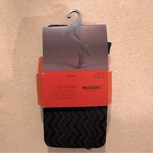 Missoni for Target | Tights | Vertical Zig Zag Blue Herald
